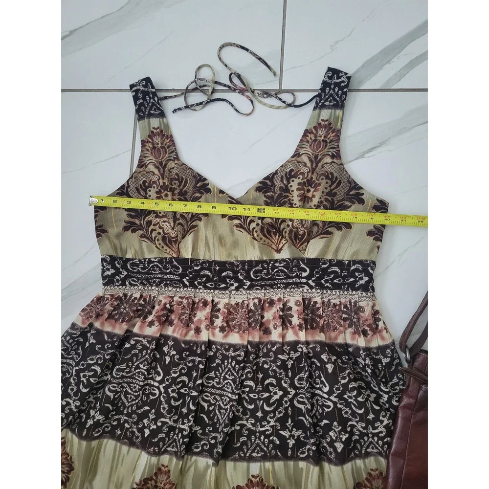 Vintage y2k Positive Attitude Festival Mini Dress Size 16 - Picture 3 of 7